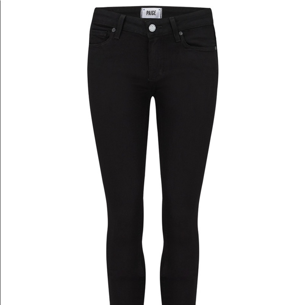 PAIGE VERDUGO ULTRA SKINNY BLACK JEANS